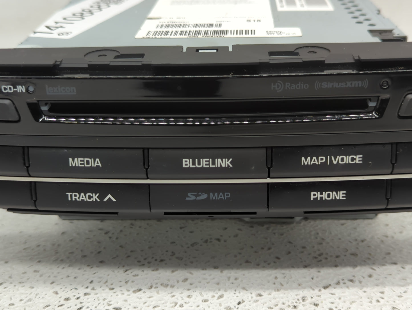 2015 Hyundai Genesis Radio AM FM Cd Player Receiver Replacement P/N:96560-B14274X Fits OEM Used Auto Parts - Oemusedautopart