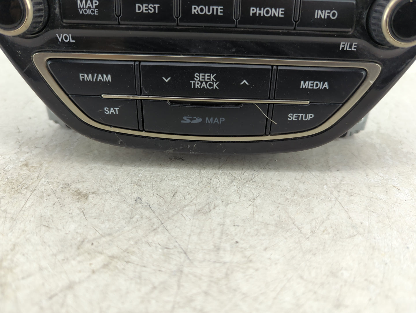 2014-2016 Hyundai Genesis Radio AM FM Cd Player Receiver Replacement P/N:96560-2M552YHG Fits Fits 2014 2015 2016 OEM Used Au