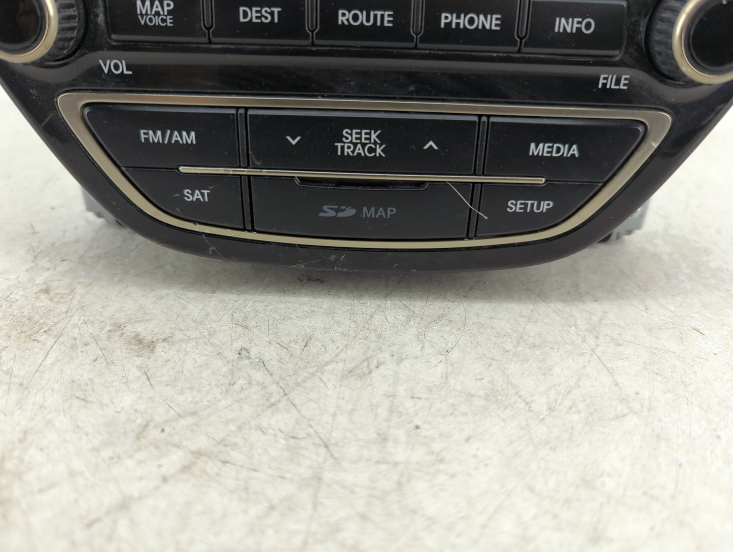 2014-2016 Hyundai Genesis Radio AM FM Cd Player Receiver Replacement P/N:96560-2M552YHG Fits Fits 2014 2015 2016 OEM Used Au