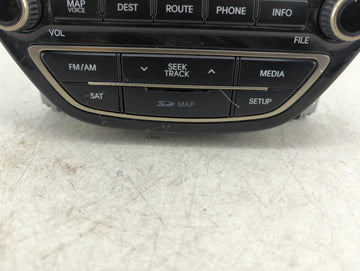 2014-2016 Hyundai Genesis Radio AM FM Cd Player Receiver Replacement P/N:96560-2M552YHG Fits Fits 2014 2015 2016 OEM Used Auto Parts
