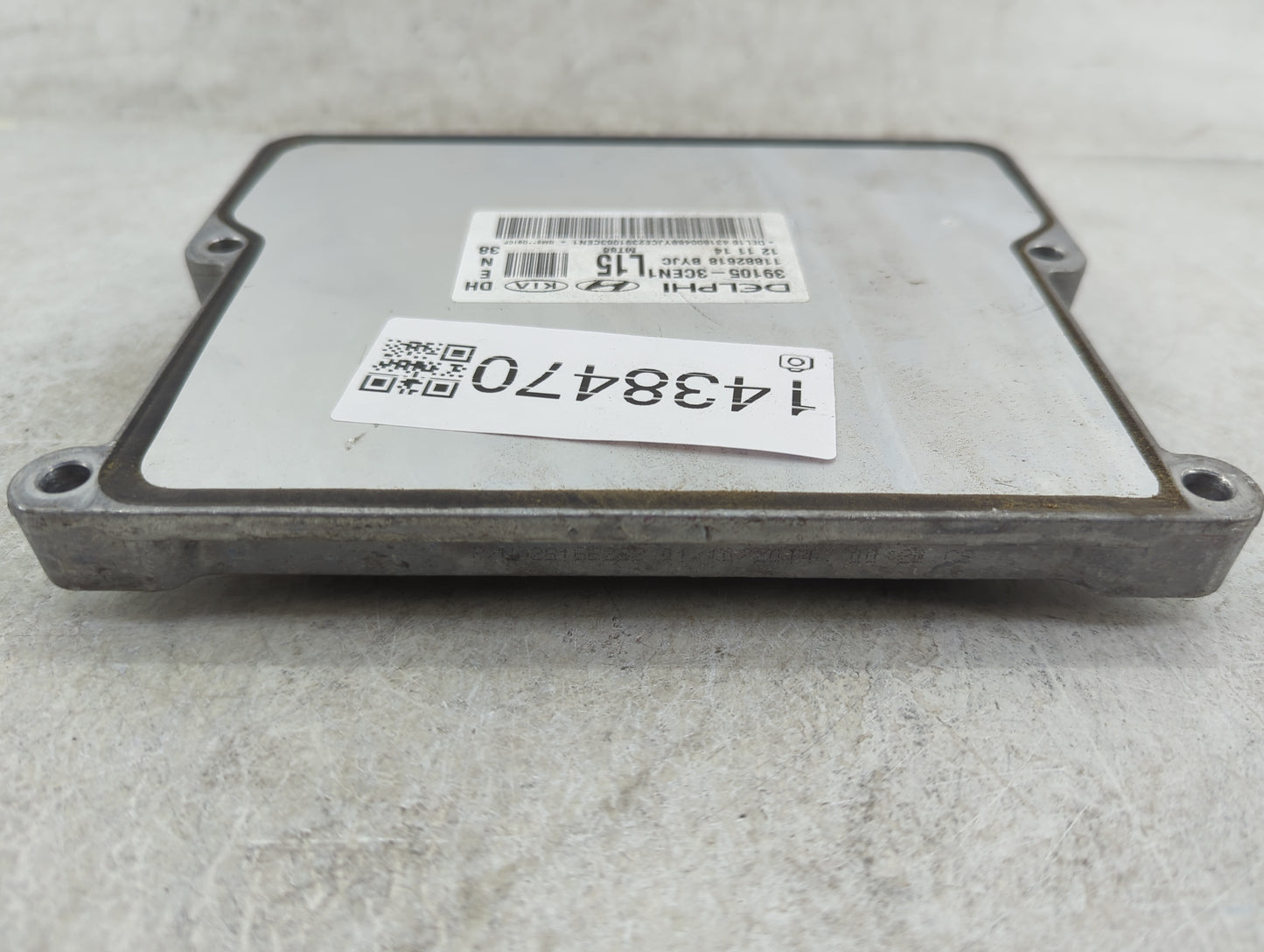 2015-2016 Hyundai Genesis PCM Engine Control Computer ECU ECM PCU OEM P/N:39105-3CEN1 Fits Fits 2015 2016 2017 OEM Used Auto