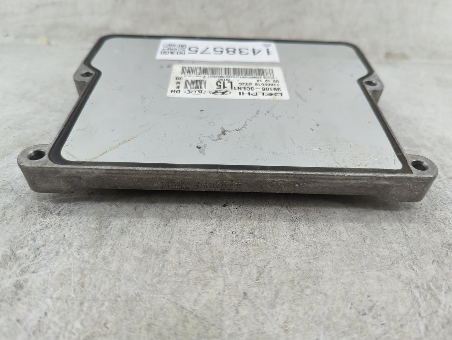 2015-2016 Hyundai Genesis PCM Engine Control Computer ECU ECM PCU OEM P/N:39105-3CEN1 11882618 Fits Fits 2015 2016 2017 OEM 