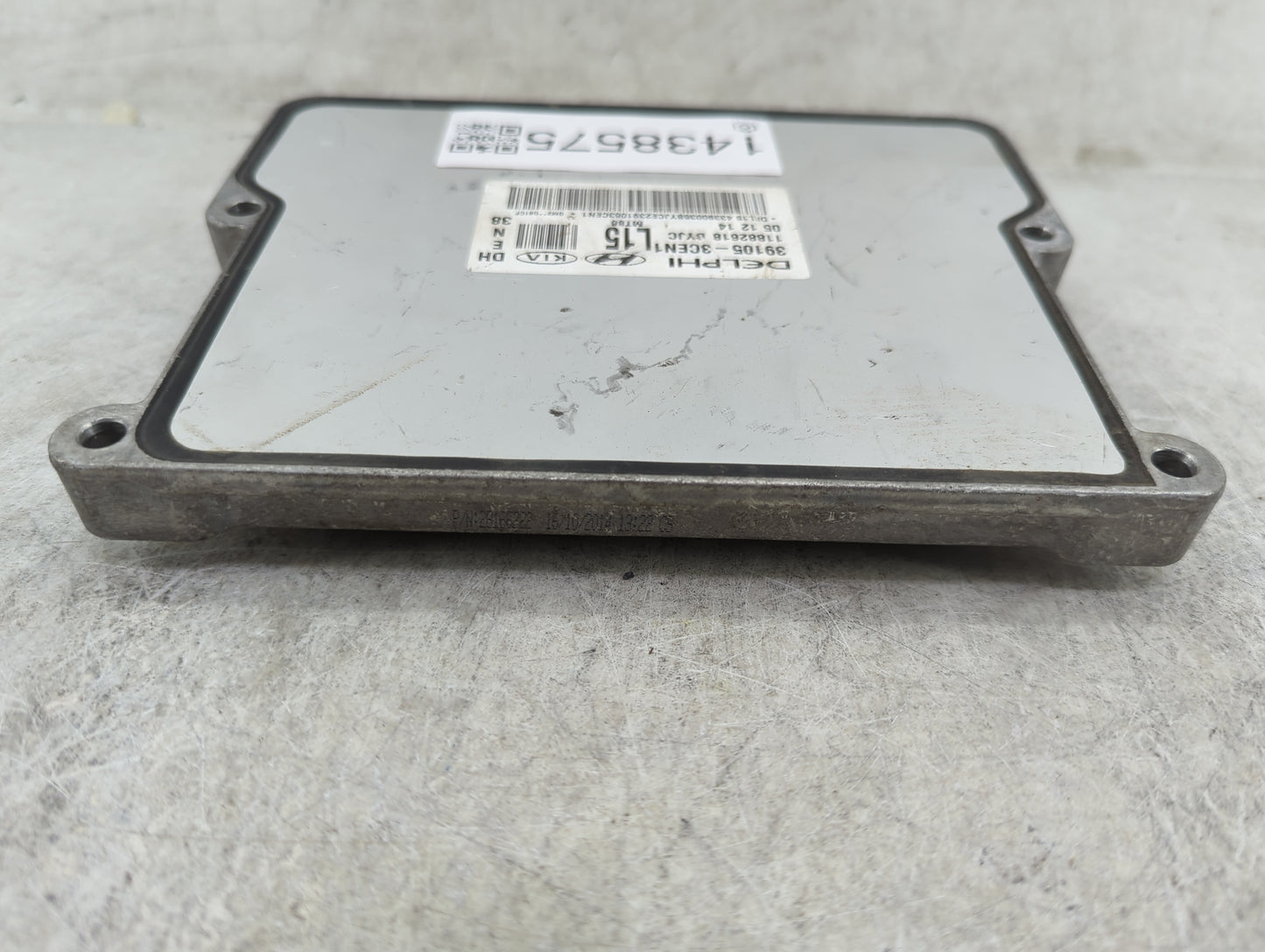 2015-2016 Hyundai Genesis PCM Engine Control Computer ECU ECM PCU OEM P/N:39105-3CEN1 11882618 Fits Fits 2015 2016 2017 OEM 