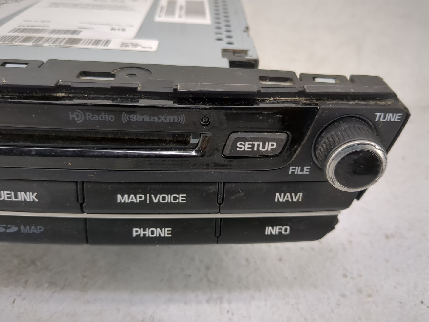 2015-2016 Hyundai Genesis Radio AM FM Cd Player Receiver Replacement P/N:96560-B14274X AT240B1AN, XPKM644L Fits Fits 2015 20