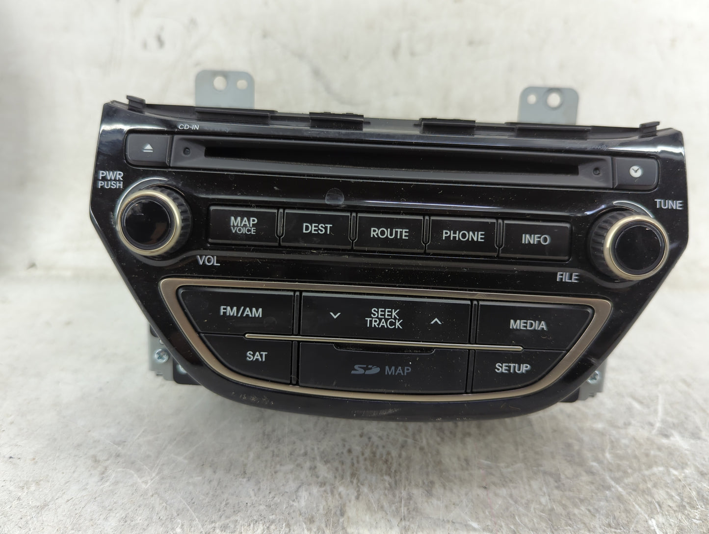 2013-2015 Hyundai Genesis Radio AM FM Cd Player Receiver Replacement P/N:96560-2M551YHG AN243DKAN,13Y_2ND Fits Fits 2013 201