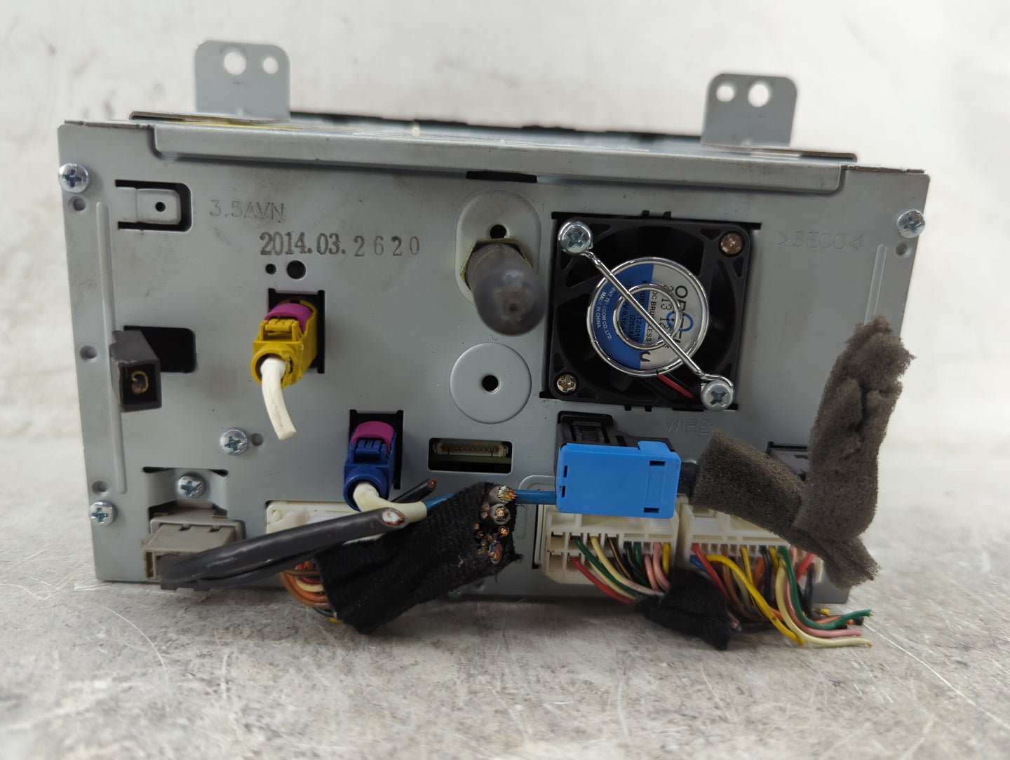 2013-2015 Hyundai Genesis Radio AM FM Cd Player Receiver Replacement P/N:96560-2M551YHG AN243DKAN,13Y_2ND Fits Fits 2013 201