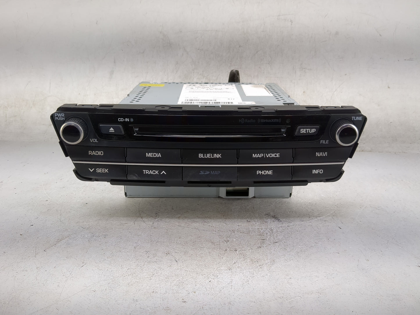 2015-2016 Hyundai Genesis Radio AM FM Cd Player Receiver Replacement P/N:96560-B14224X 96560B14224X, AT240B1AN Fits Fits 201