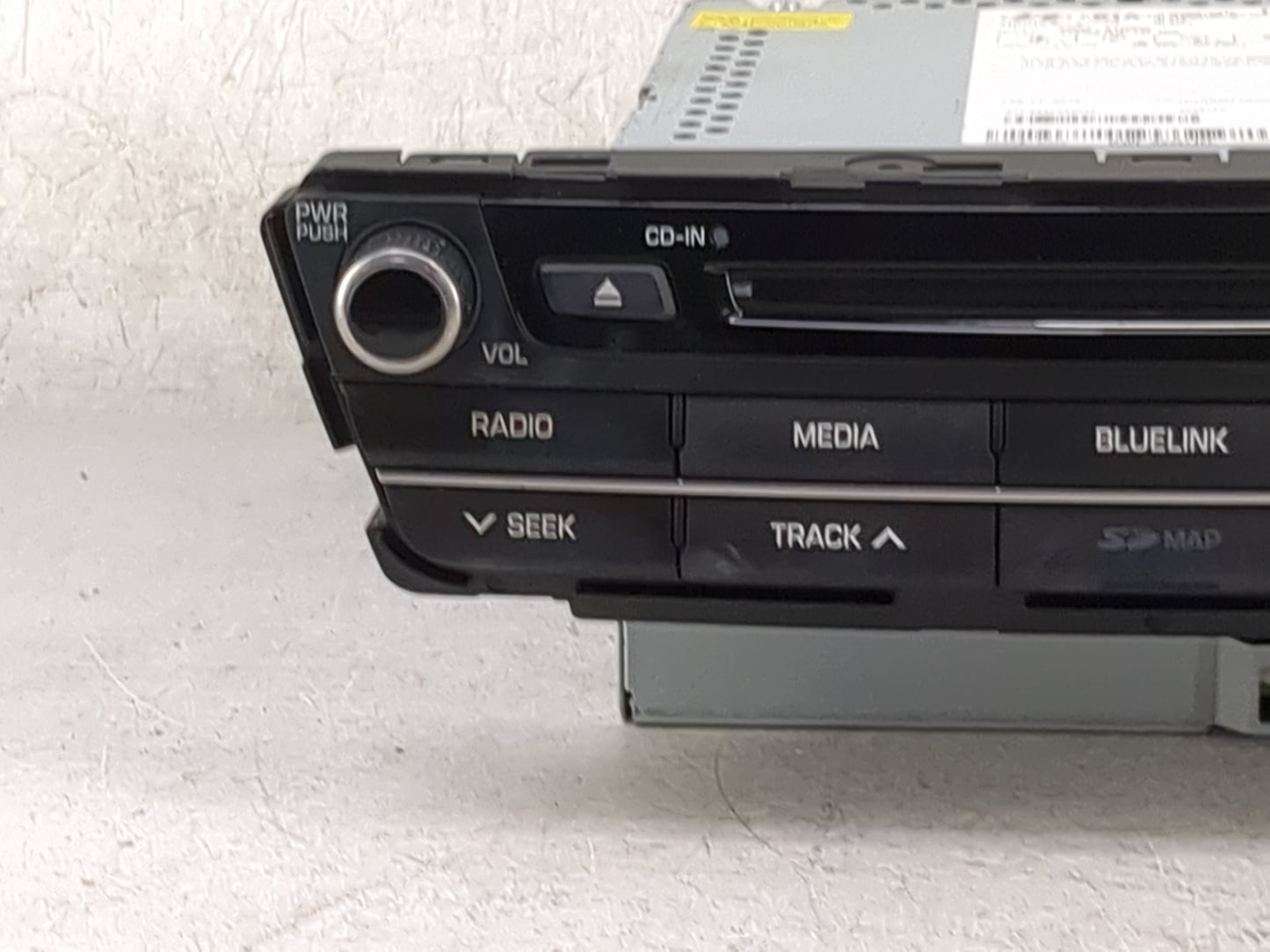 2015-2016 Hyundai Genesis Radio AM FM Cd Player Receiver Replacement P/N:96560-B14224X 96560B14224X, AT240B1AN Fits Fits 201