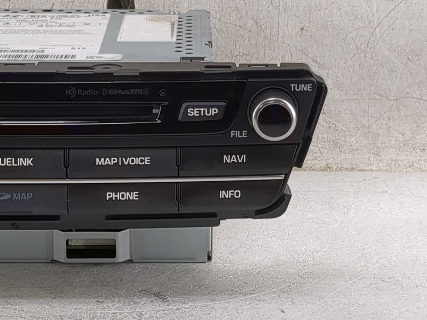 2015-2016 Hyundai Genesis Radio AM FM Cd Player Receiver Replacement P/N:96560-B14224X 96560B14224X, AT240B1AN Fits Fits 201