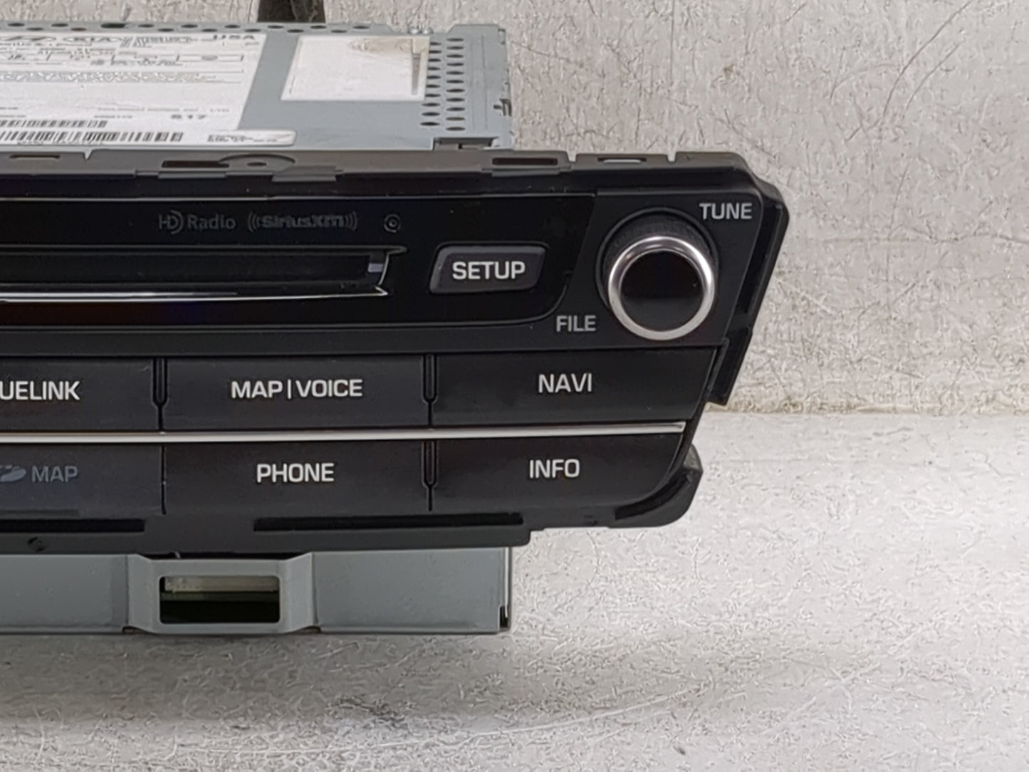 2015-2016 Hyundai Genesis Radio AM FM Cd Player Receiver Replacement P/N:96560-B14224X 96560B14224X, AT240B1AN Fits Fits 201