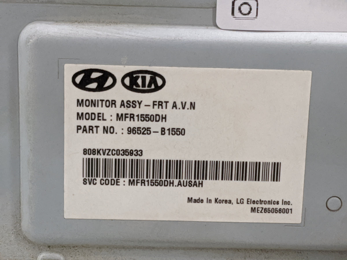 2015-2016 Hyundai Genesis Information Radio Display Screen 1474854 - Oemusedautoparts1.com