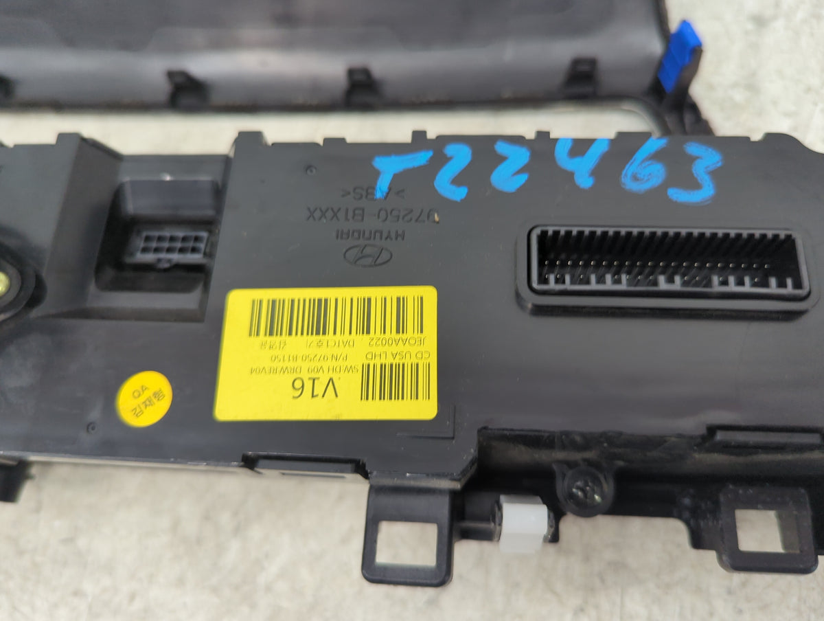 2015-2016 Hyundai Genesis Climate Control Module Temperature AC/Heater Replacement P/N:97250-B1XXX 97250-B1150 Fits OEM Used