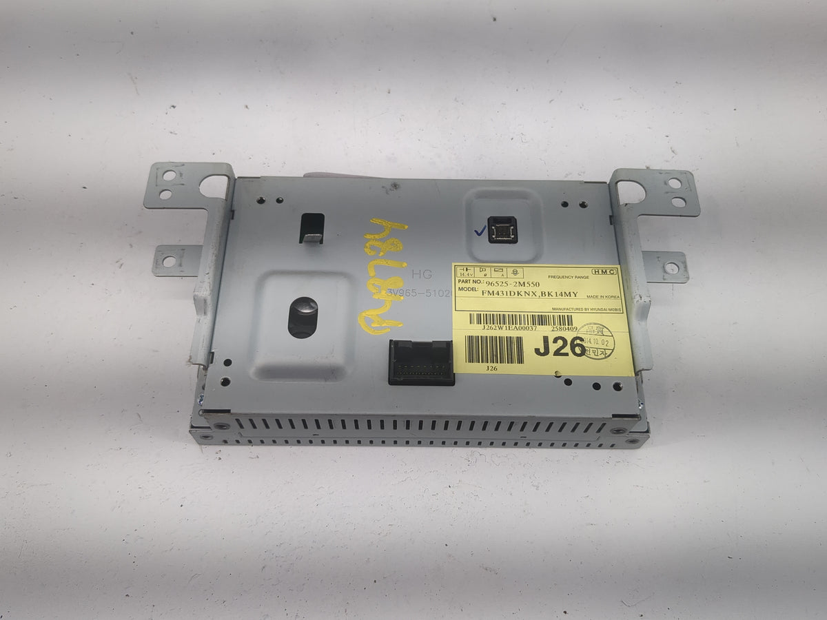 2014-2016 Hyundai Genesis Information Radio Display Screen Black - Oemusedautoparts1.com
