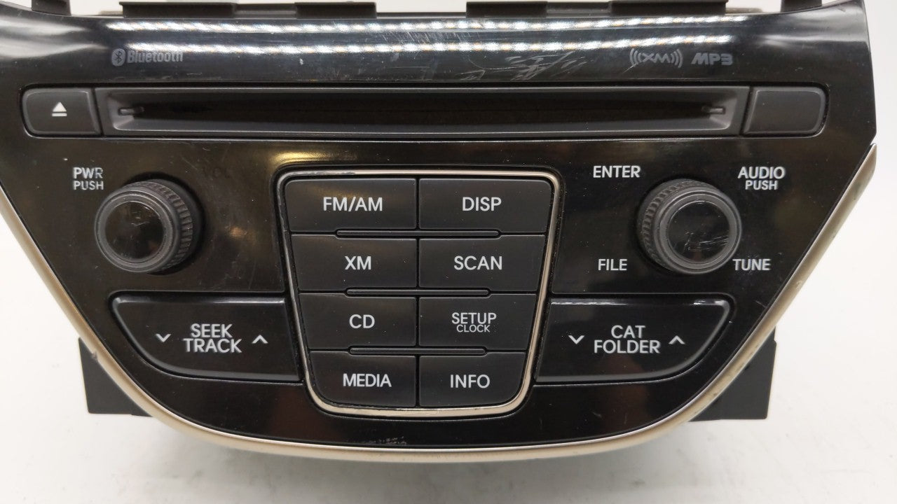 2014-2015 Hyundai Genesis Am Fm Cd Player Radio Receiver - Oemusedautoparts1.com