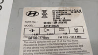 2014-2015 Hyundai Genesis Am Fm Cd Player Radio Receiver - Oemusedautoparts1.com