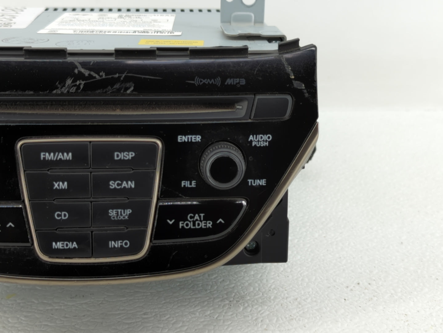 2014-2015 Hyundai Genesis Am Fm Cd Player Radio Receiver - Oemusedautoparts1.com