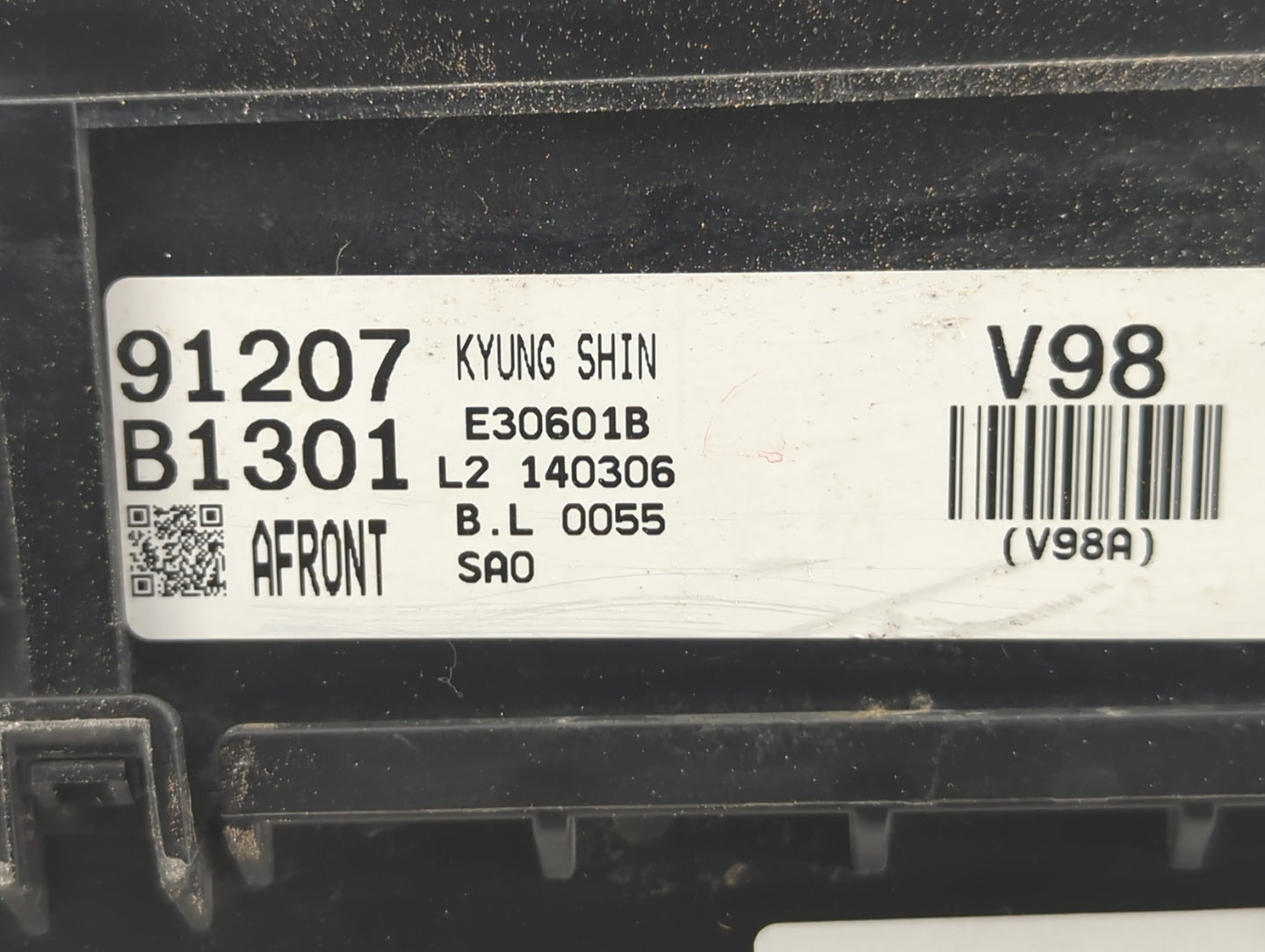 2015 Hyundai Genesis Fusebox Fuse Box Panel Relay Module P/N:91207-B1301 Fits OEM Used Auto Parts - Oemusedautoparts1.com