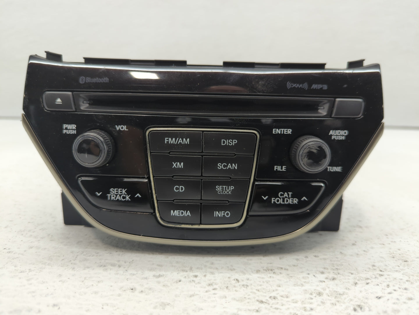 2014-2015 Hyundai Genesis Radio AM FM Cd Player Receiver Replacement P/N:96180-2M118YHG Fits Fits 2014 2015 OEM Used Auto Pa