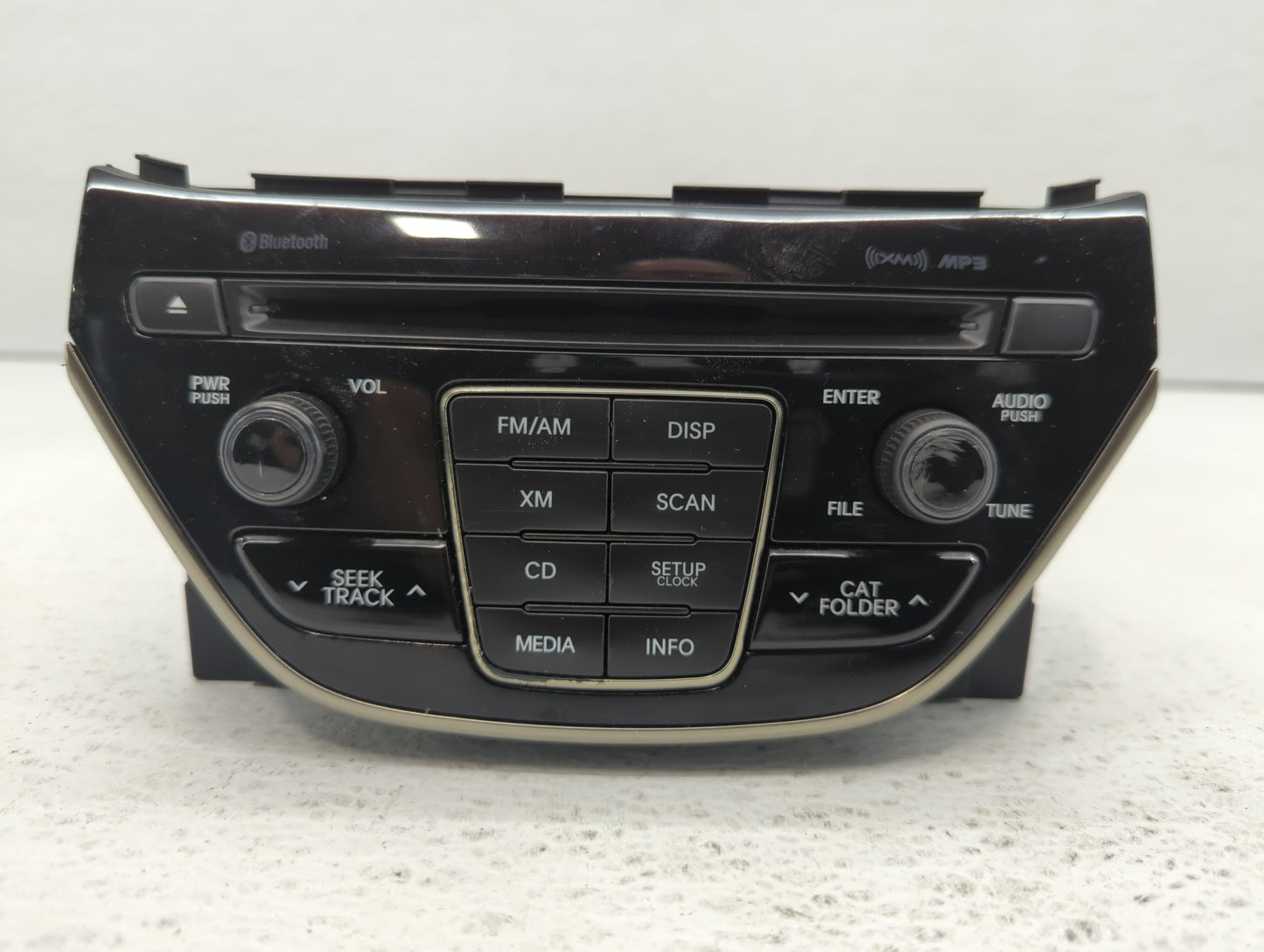 2014-2015 Hyundai Genesis Radio AM FM Cd Player Receiver Replacement P/N:96180-2M118YHG Fits Fits 2014 2015 OEM Used Auto Pa
