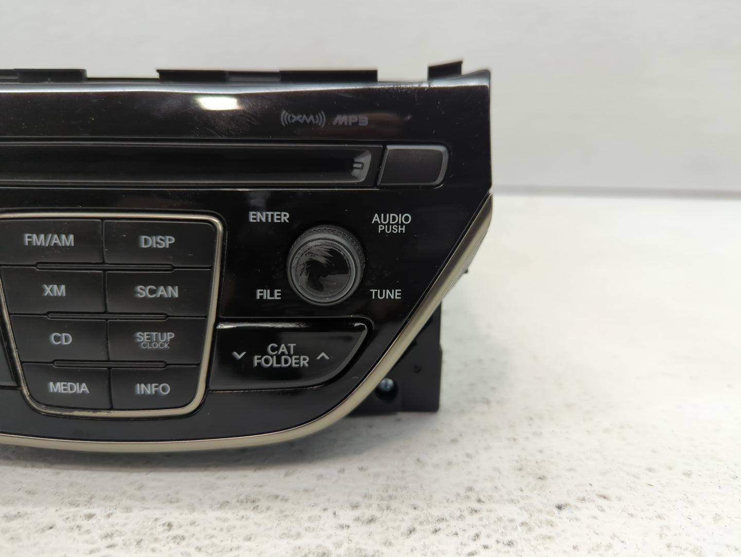 2014-2015 Hyundai Genesis Radio AM FM Cd Player Receiver Replacement P/N:96180-2M118YHG Fits Fits 2014 2015 OEM Used Auto Pa