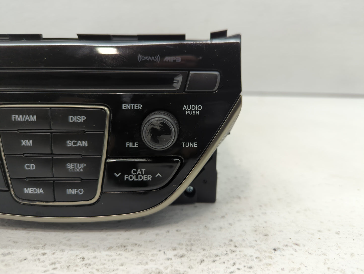 2014-2015 Hyundai Genesis Radio AM FM Cd Player Receiver Replacement P/N:96180-2M118YHG Fits Fits 2014 2015 OEM Used Auto Pa