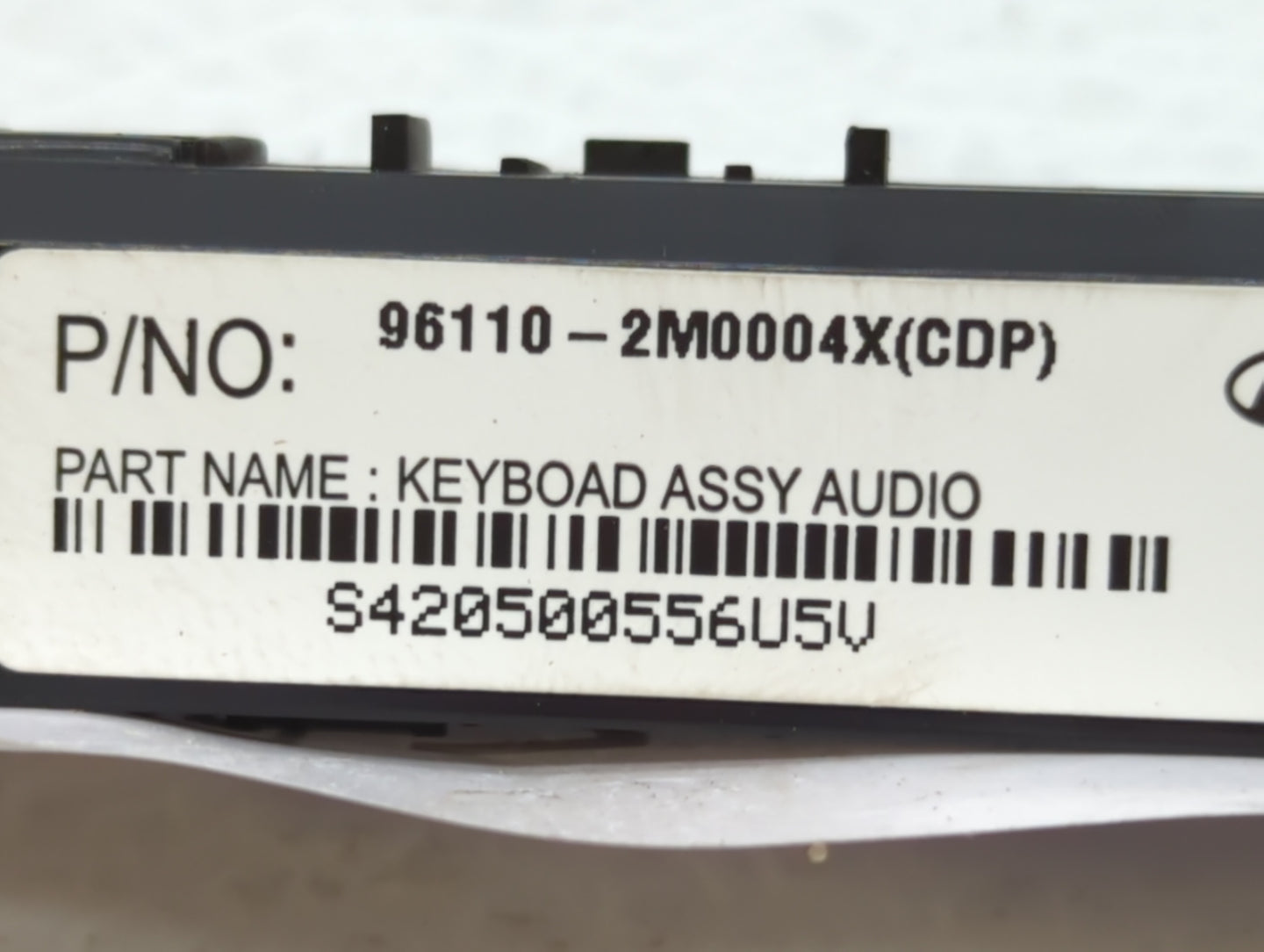 2013-2016 Hyundai Genesis Radio Control Panel - Oemusedautoparts1.com