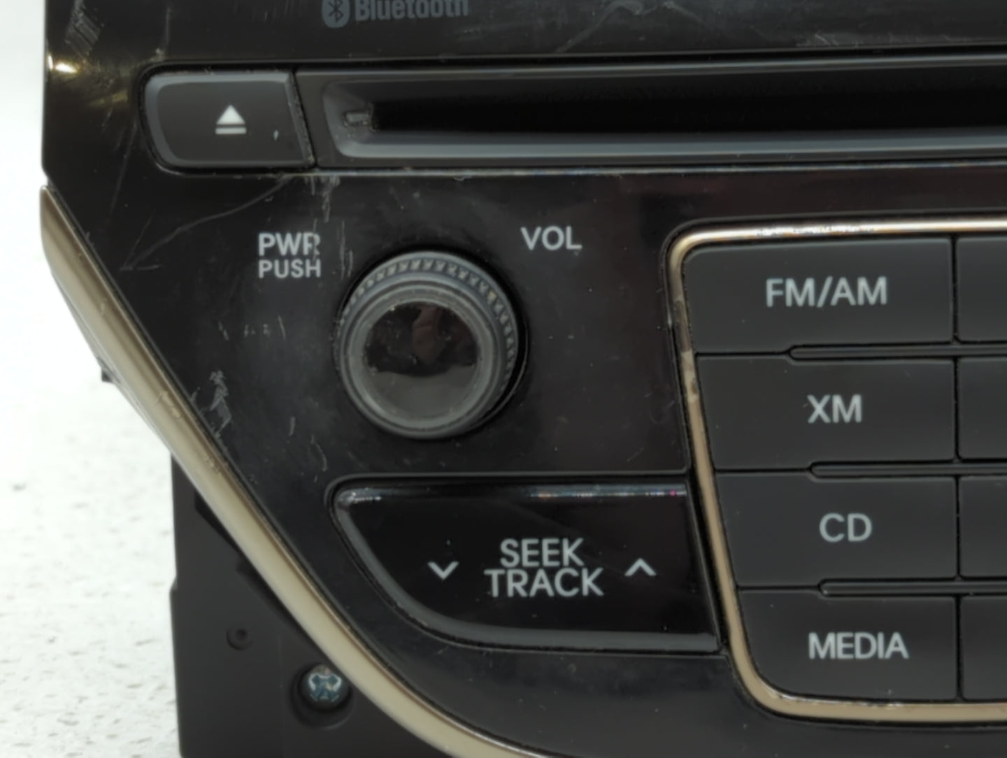 2014-2015 Hyundai Genesis Radio AM FM Cd Player Receiver Replacement P/N:96180-2M118YHG Fits Fits 2014 2015 OEM Used Auto Pa