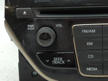 2014-2015 Hyundai Genesis Radio AM FM Cd Player Receiver Replacement P/N:96180-2M118YHG Fits Fits 2014 2015 OEM Used Auto Parts