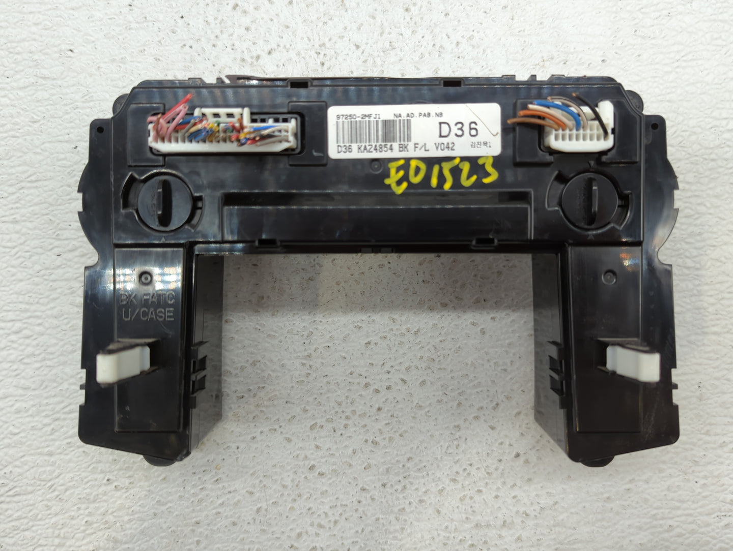 2013-2016 Hyundai Genesis Climate Control Module Temperature AC/Heater Replacement P/N:KAZ4854 97250-2MF J1 Fits OEM Used Au