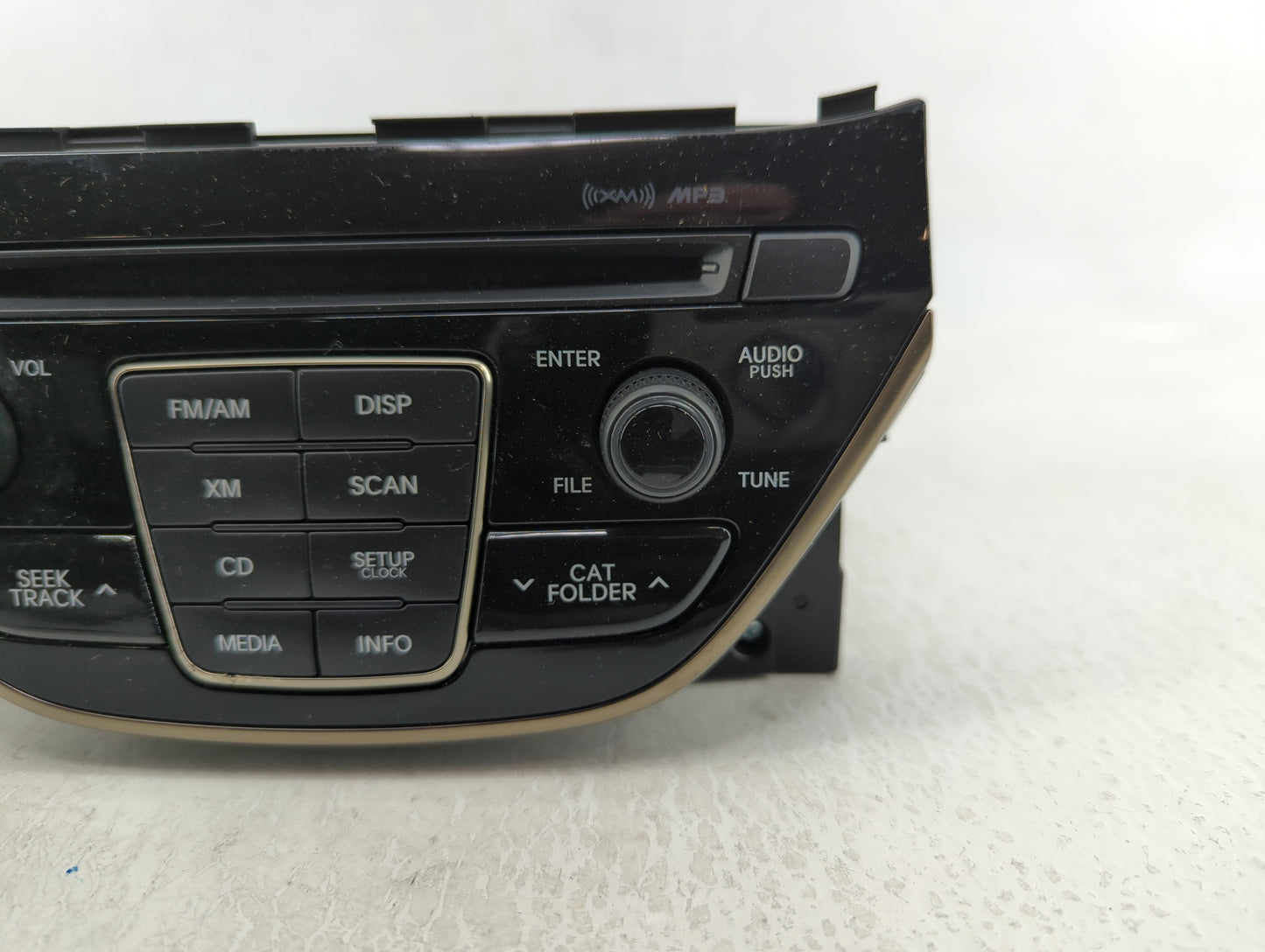 2014-2015 Hyundai Genesis Radio AM FM Cd Player Receiver Replacement P/N:96180-2M118YHG Fits Fits 2014 2015 OEM Used Auto Pa