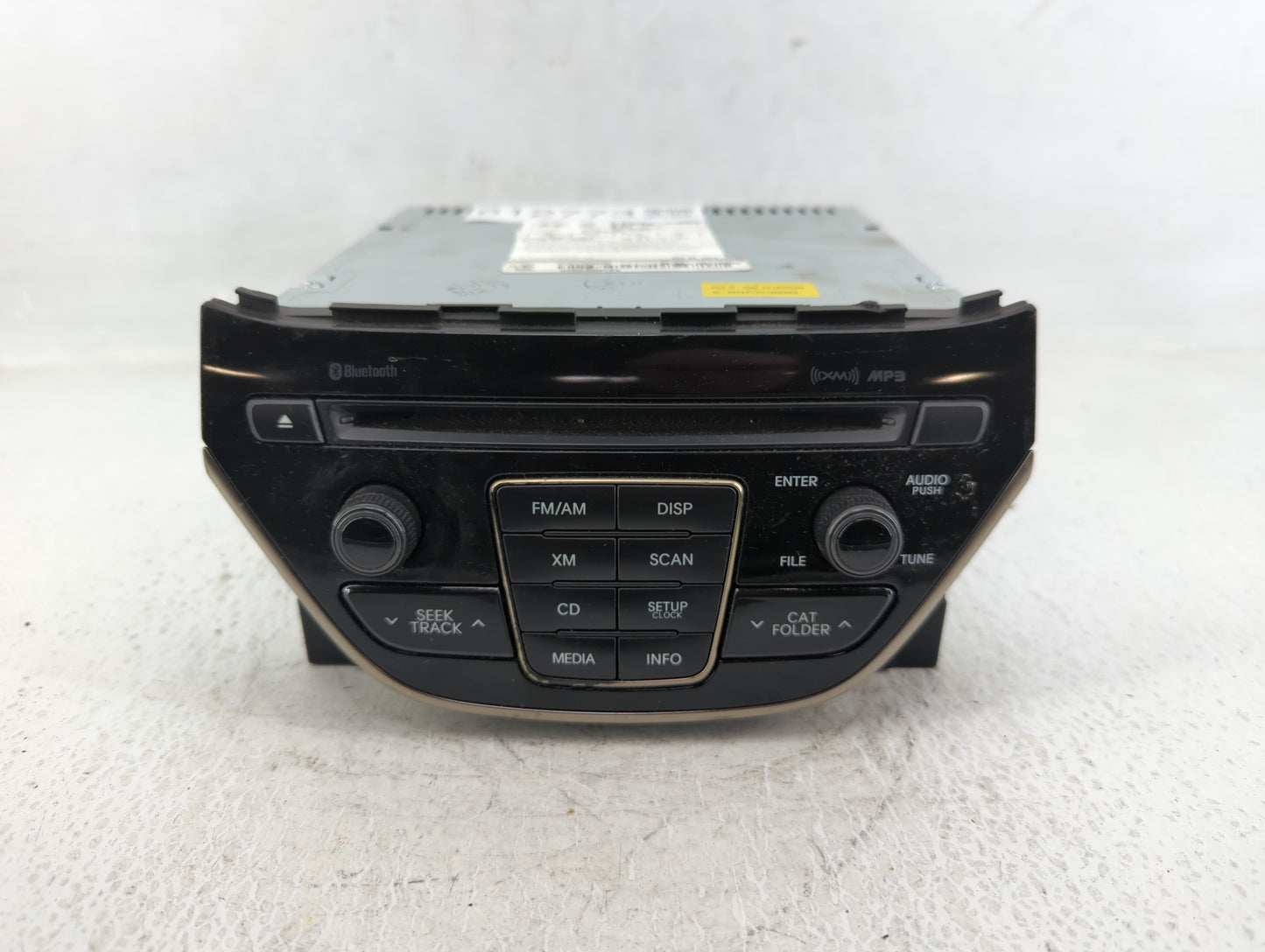2014-2015 Hyundai Genesis Radio AM FM Cd Player Receiver Replacement P/N:96180-2M118YHG Fits Fits 2014 2015 OEM Used Auto Pa