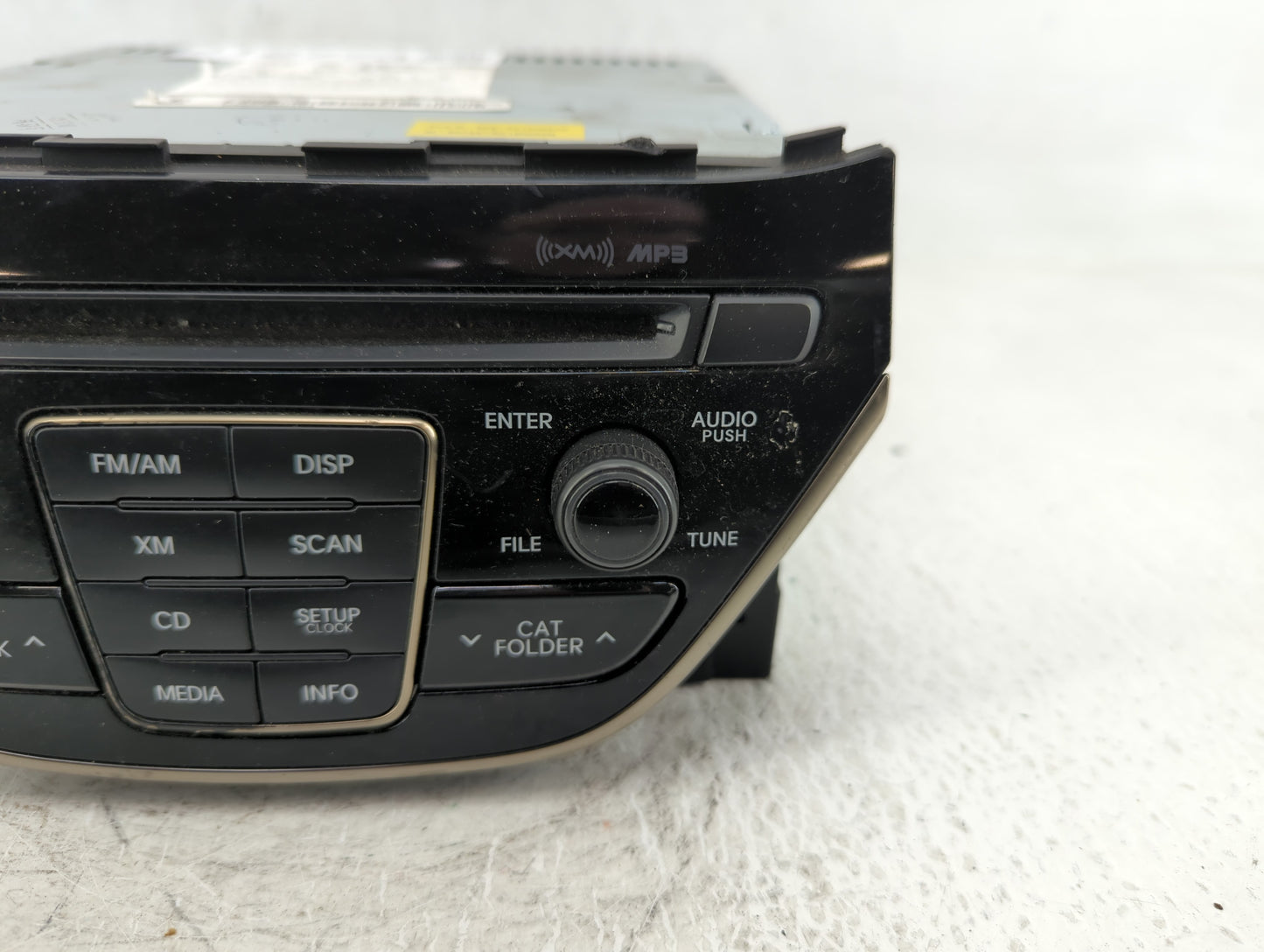2014-2015 Hyundai Genesis Radio AM FM Cd Player Receiver Replacement P/N:96180-2M118YHG Fits Fits 2014 2015 OEM Used Auto Pa