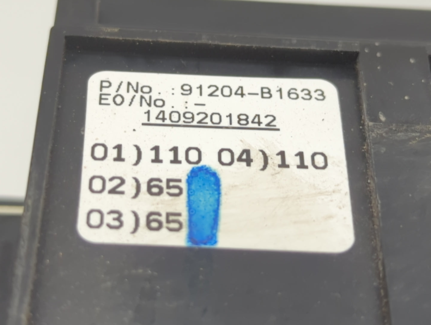 2015 Hyundai Genesis Fusebox Fuse Box Panel Relay Module P/N:1409201842 91204-B1633 Fits OEM Used Auto Parts - Oemusedautopa