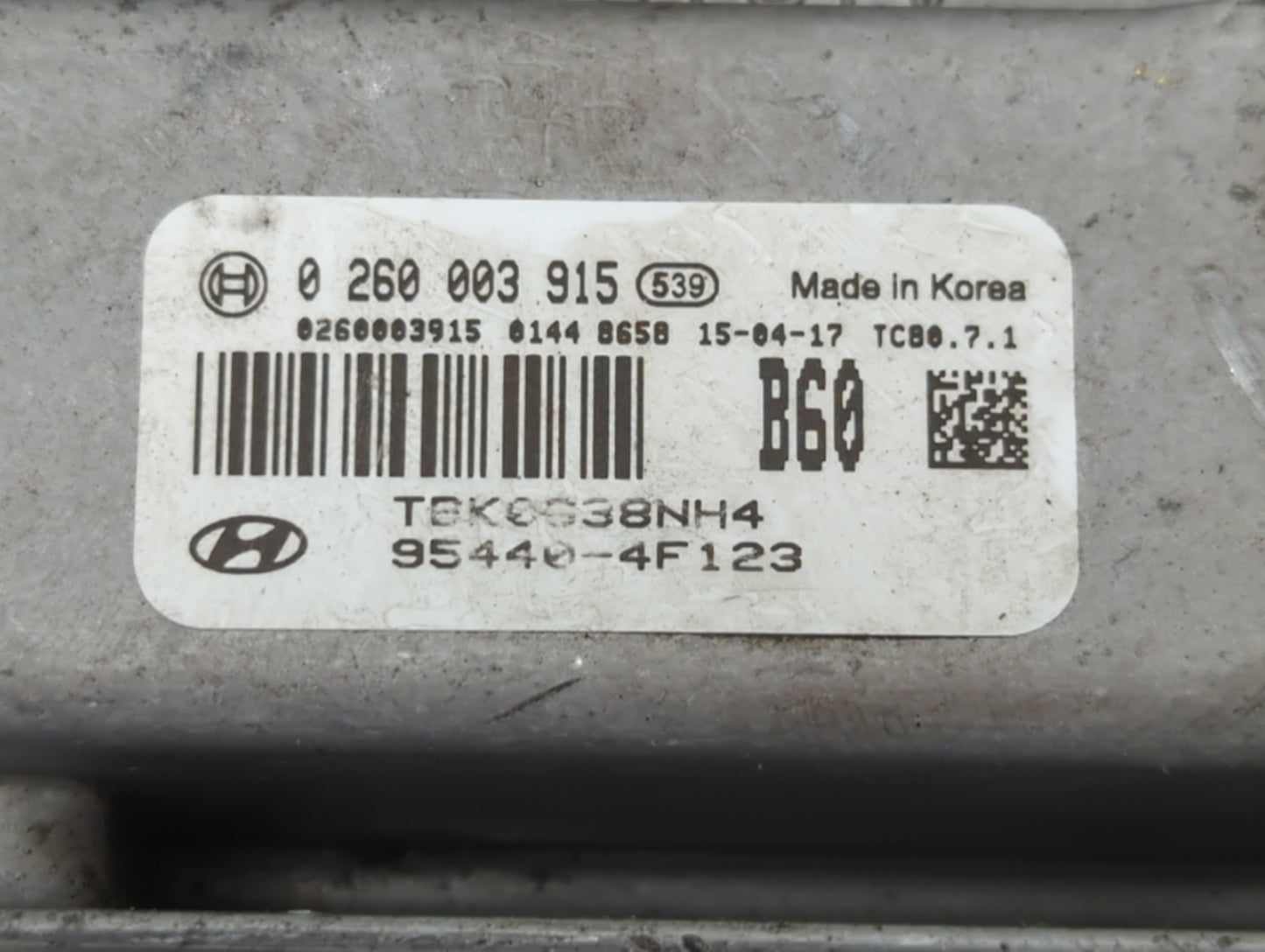 2012-2016 Hyundai Genesis PCM Engine Control Computer ECU ECM PCU OEM P/N:95440-4F123 Fits Fits 2012 2013 2014 2015 2016 201