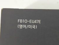 2015 Hyundai Genesis Owners Manual Book Guide P/N:FB10-EU47E OEM Used Auto Parts - Oemusedautoparts1.com