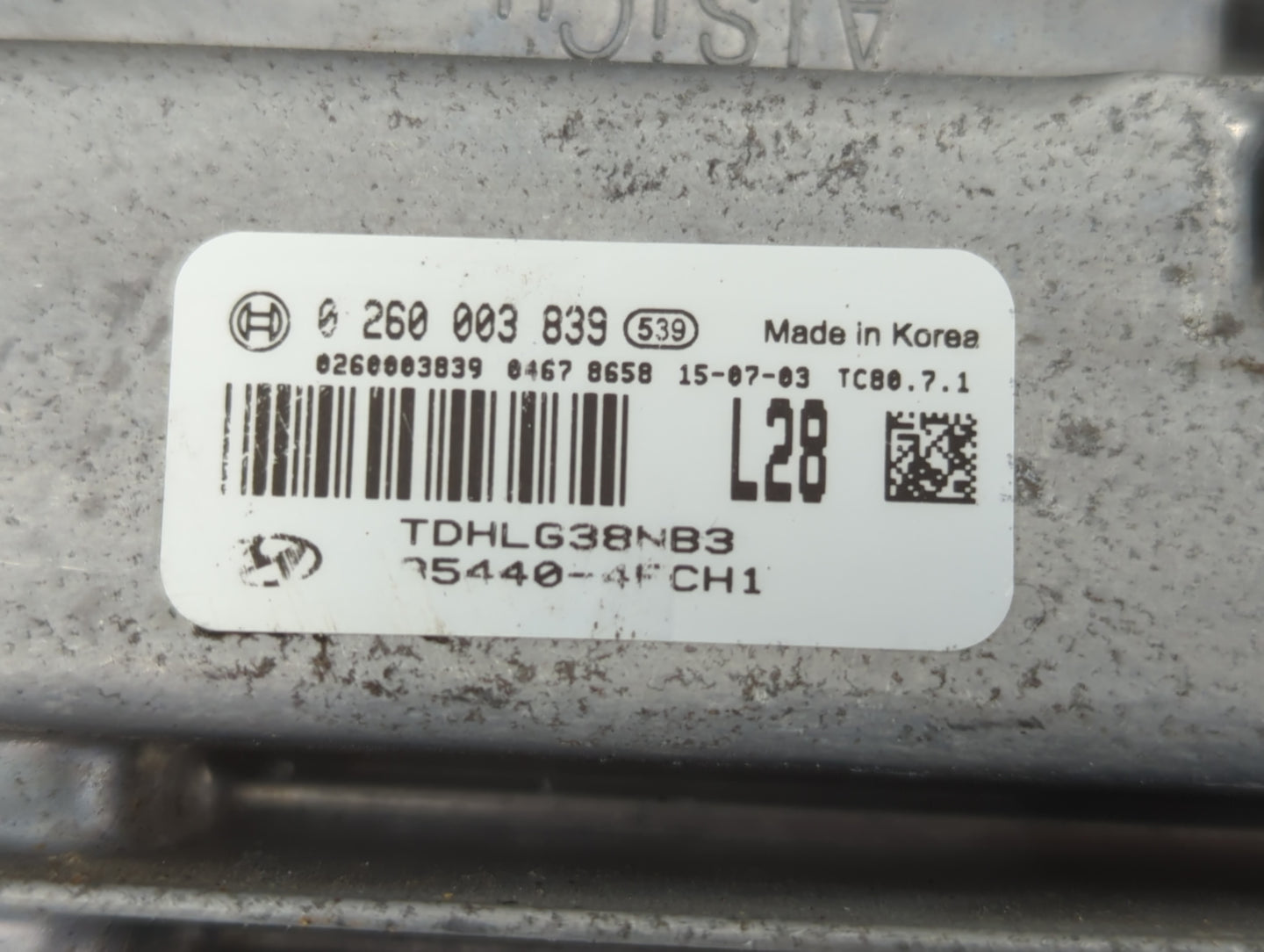 2015-2016 Hyundai Genesis PCM Engine Control Computer ECU ECM PCU OEM P/N:95440-4FCH1 Fits Fits 2015 2016 2017 OEM Used Auto