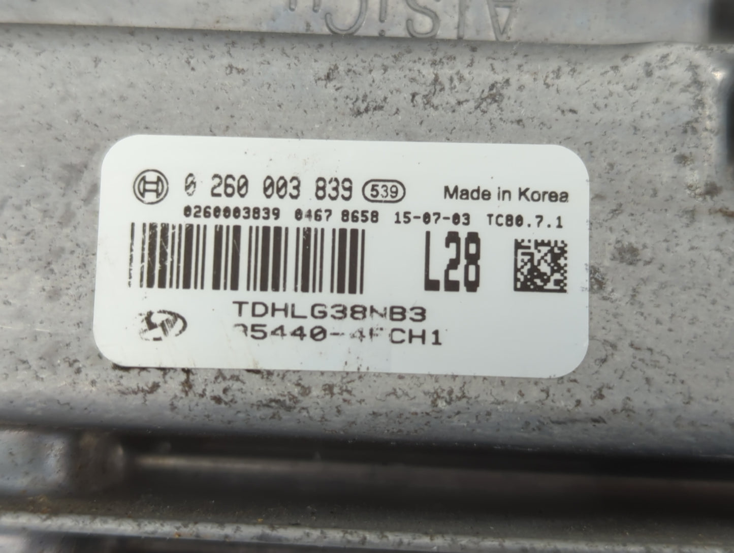 2015-2016 Hyundai Genesis PCM Engine Control Computer ECU ECM PCU OEM P/N:95440-4FCH1 Fits Fits 2015 2016 2017 OEM Used Auto