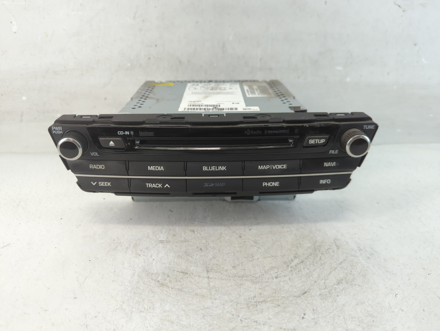 2015-2016 Hyundai Genesis Radio AM FM Cd Player Receiver Replacement P/N:AT240B1AN 96560-B14204X Fits Fits 2015 2016 OEM Use