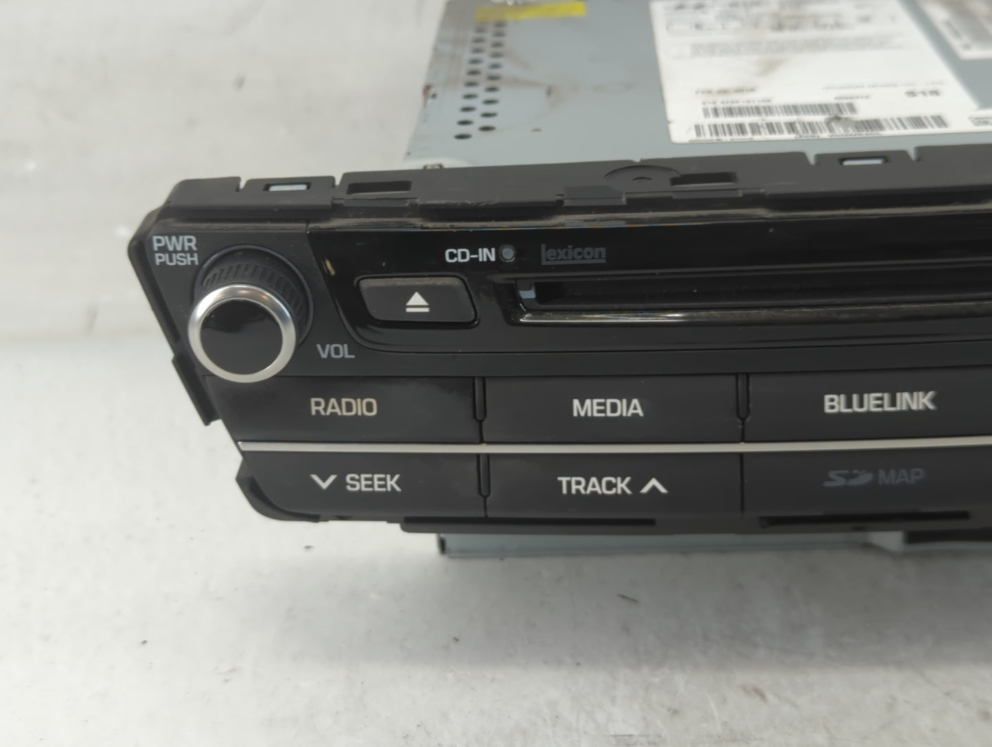 2015-2016 Hyundai Genesis Radio AM FM Cd Player Receiver Replacement P/N:AT240B1AN 96560-B14204X Fits Fits 2015 2016 OEM Use