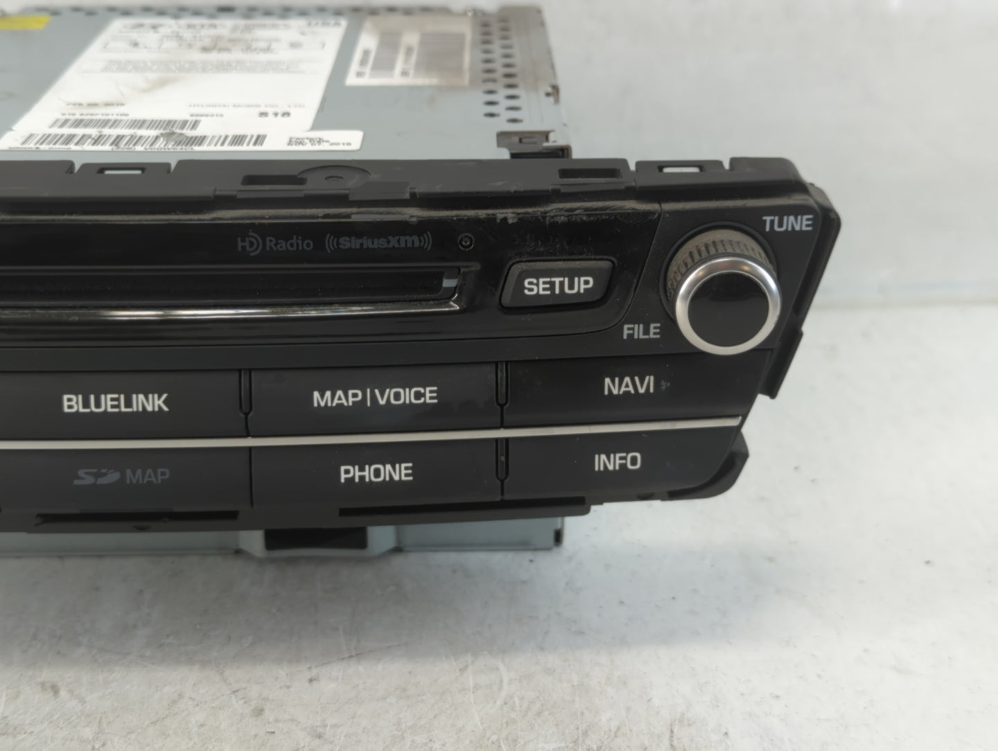 2015-2016 Hyundai Genesis Radio AM FM Cd Player Receiver Replacement P/N:AT240B1AN 96560-B14204X Fits Fits 2015 2016 OEM Use