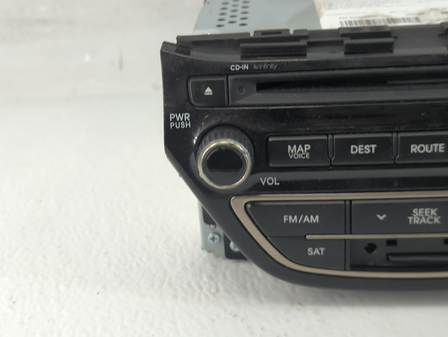 2013-2015 Hyundai Genesis Radio AM FM Cd Player Receiver Replacement P/N:96560-2M552YHG Fits Fits 2013 2014 2015 OEM Used Au