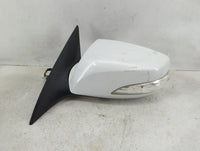 Hyundai Genesis Coupe Driver Left Side View Manual Door Mirror White - Oemusedautoparts1.com