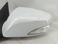 Hyundai Genesis Coupe Driver Left Side View Manual Door Mirror White - Oemusedautoparts1.com