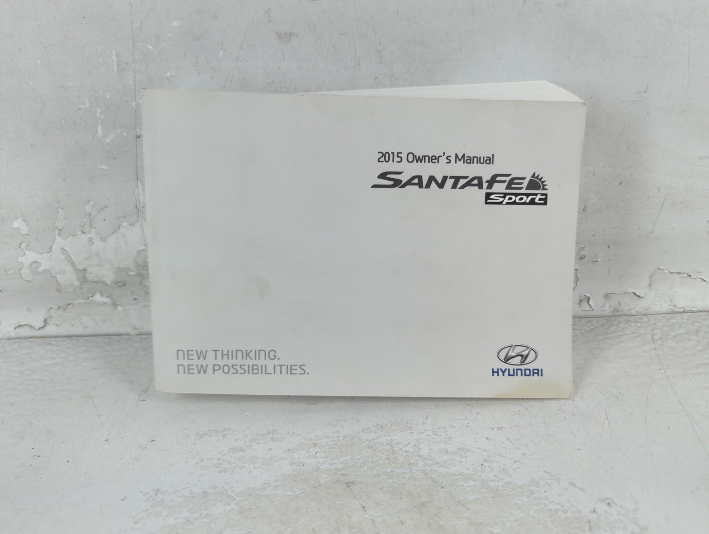 2015 Hyundai Santa Fe Owners Manual Book Guide P/N:F2W0-EU54F OEM Used Auto Parts - Oemusedautoparts1.com