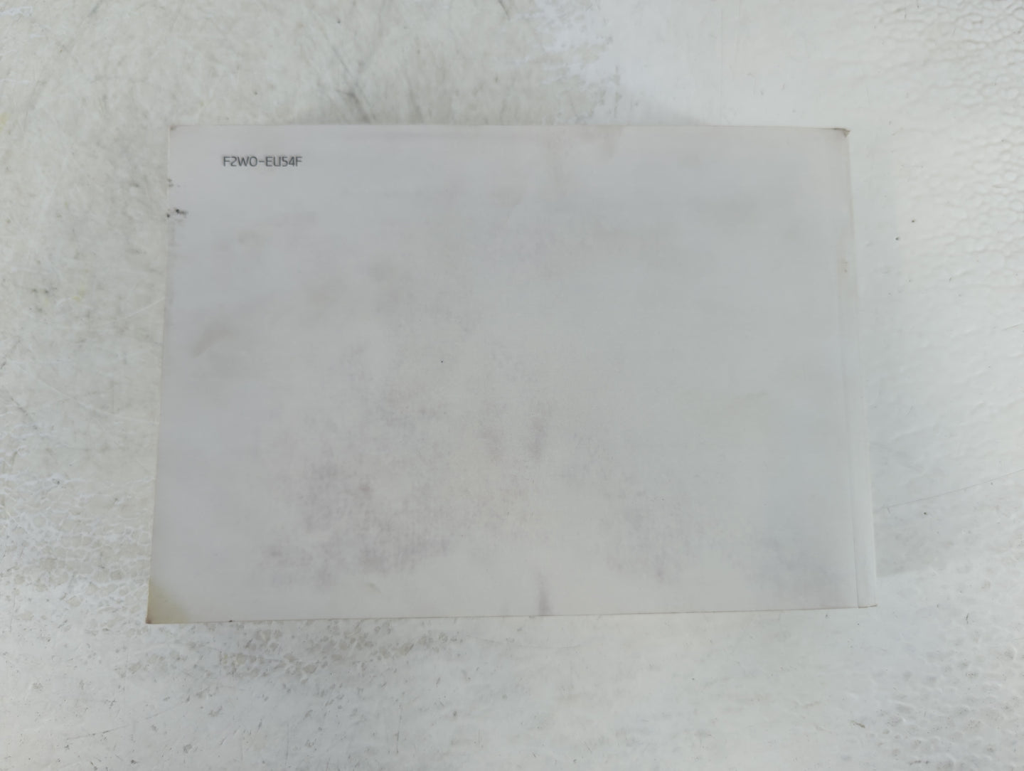 2015 Hyundai Santa Fe Owners Manual Book Guide P/N:F2W0-EU54F OEM Used Auto Parts - Oemusedautoparts1.com