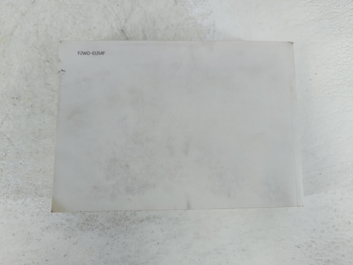 2015 Hyundai Santa Fe Owners Manual Book Guide P/N:F2W0-EU54F OEM Used Auto Parts - Oemusedautoparts1.com