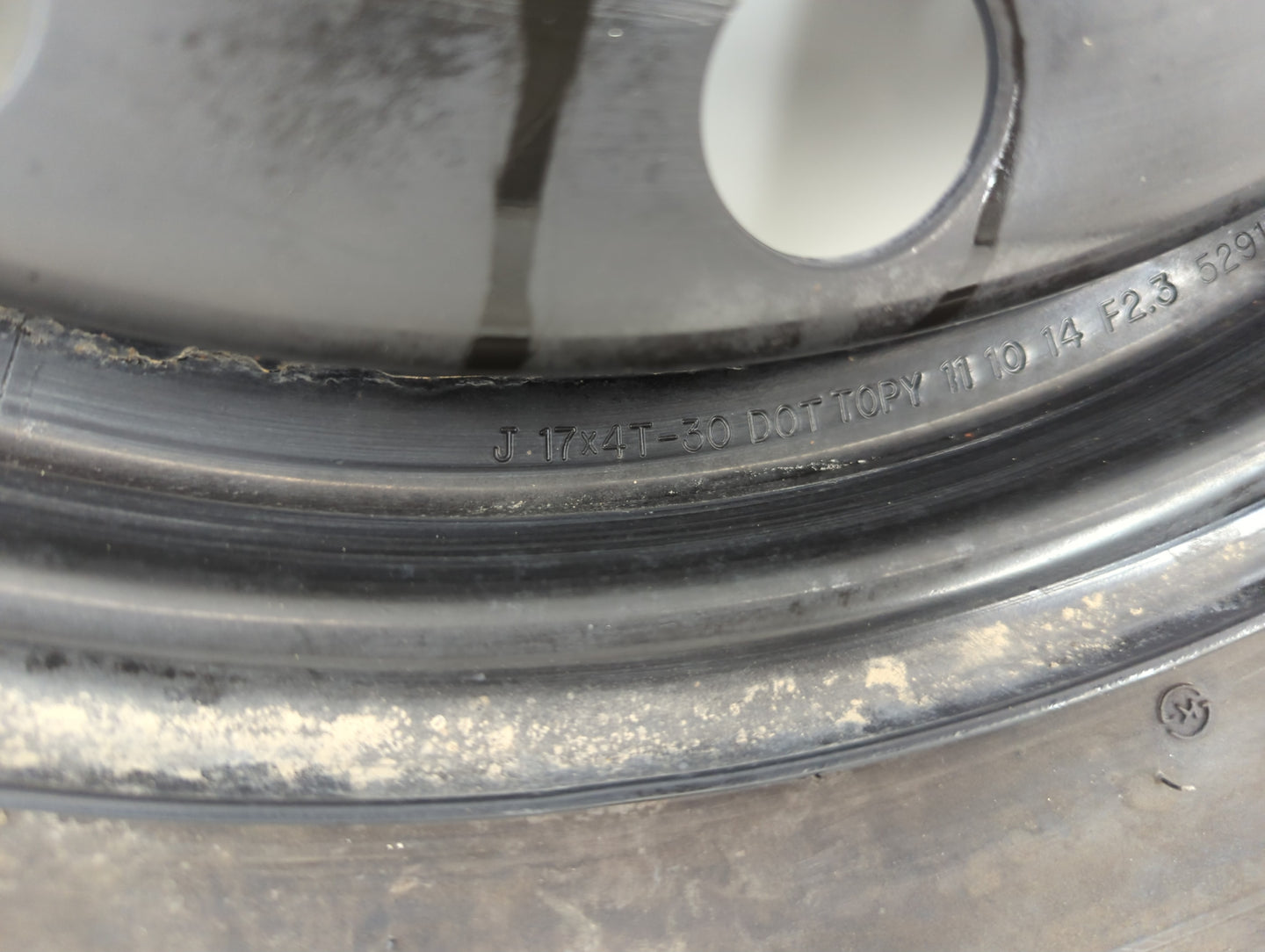 2007-2020 Hyundai Santa Fe Spare Donut Tire Wheel Rim Oem - Oemusedautoparts1.com