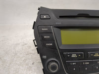 2015-2016 Hyundai Santa Fe Radio AM FM Cd Player Receiver Replacement P/N:96170-4Z1504X Fits Fits 2015 2016 OEM Used Auto Pa