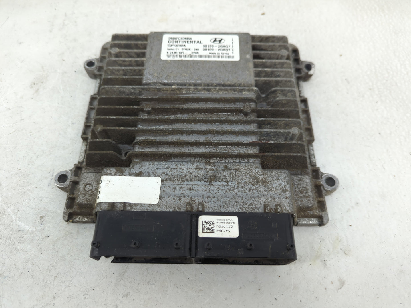 2015 Hyundai Santa Fe PCM Engine Control Computer ECU ECM PCU OEM P/N:39130-2GAG7 Fits OEM Used Auto Parts - Oemusedautopart
