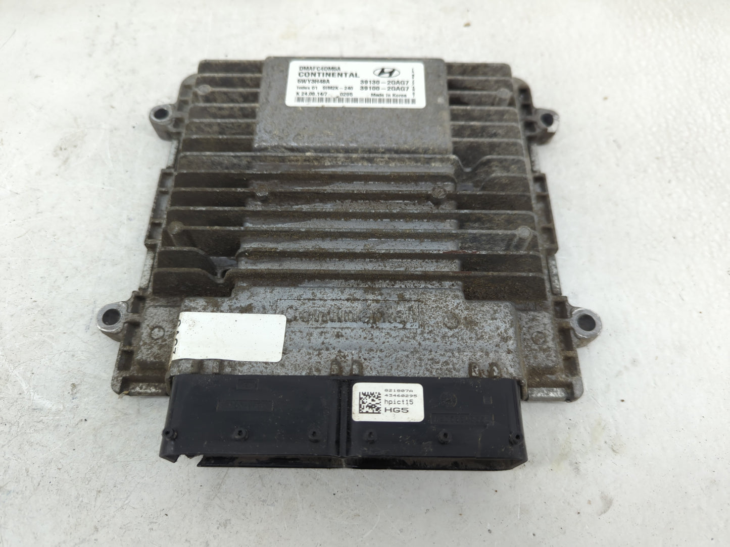 2015 Hyundai Santa Fe PCM Engine Control Computer ECU ECM PCU OEM P/N:39130-2GAG7 Fits OEM Used Auto Parts - Oemusedautopart